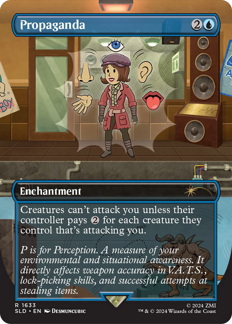 Propaganda (1633) (SLD-1633)  - Secret Lair Drop (Borderless)