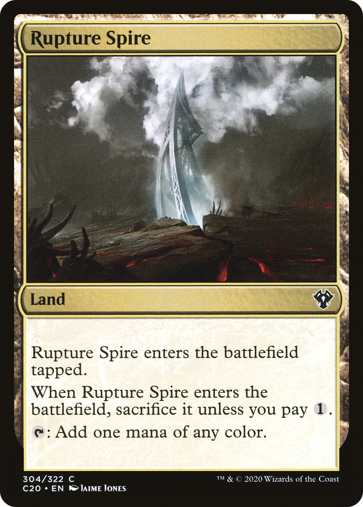 Rupture Spire (C20-304)  - Commander 2020
