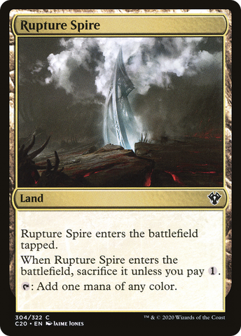 Rupture Spire (C20-304)  - Commander 2020