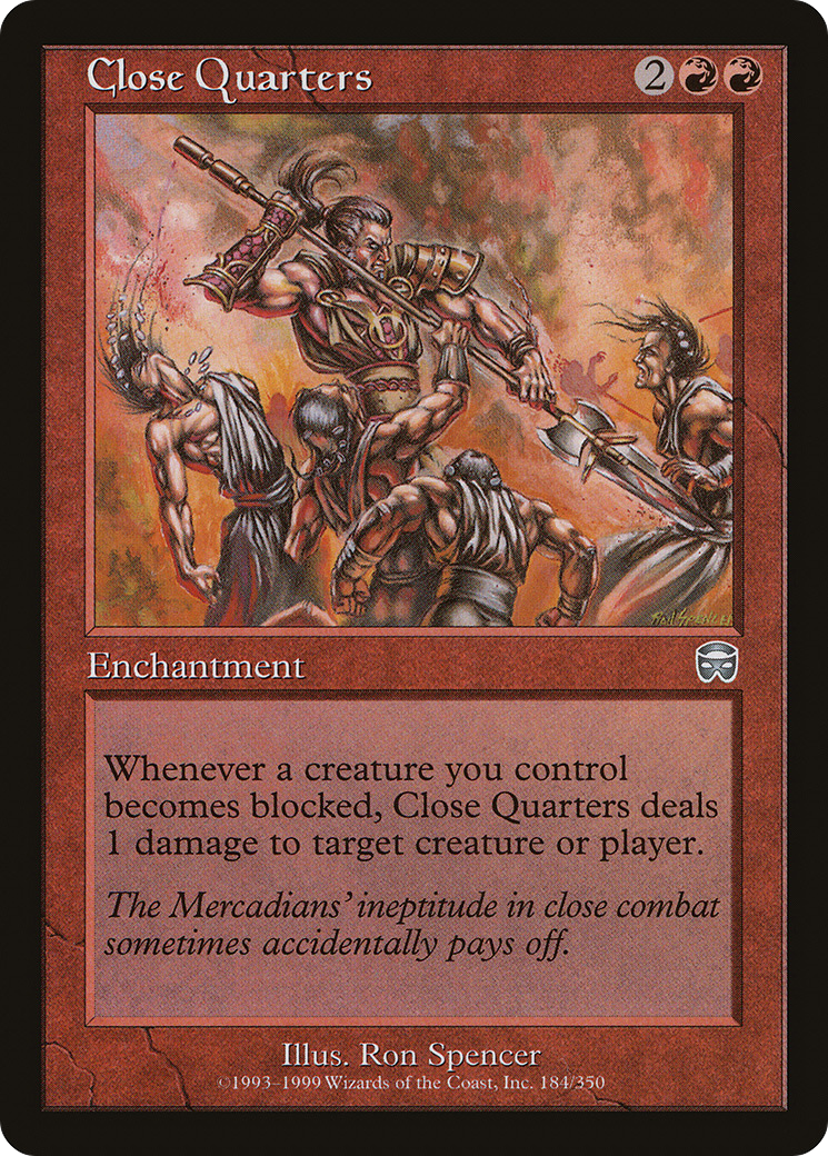 Close Quarters (MMQ-184)  Foil - Mercadian Masques
