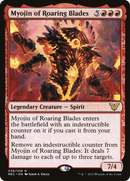 Myojin of Roaring Blades (NEC-036)  - Neon Dynasty Commander