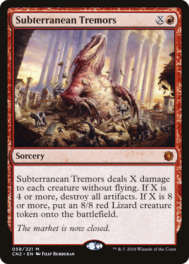 Subterranean Tremors (CN2-058)  - Conspiracy: Take the Crown
