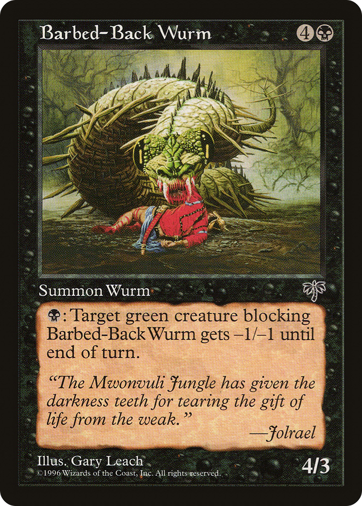 Barbed-Back Wurm (MIR-)  - Mirage