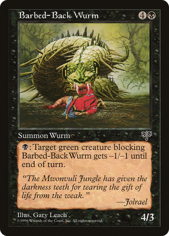 Barbed-Back Wurm (MIR-)  - Mirage