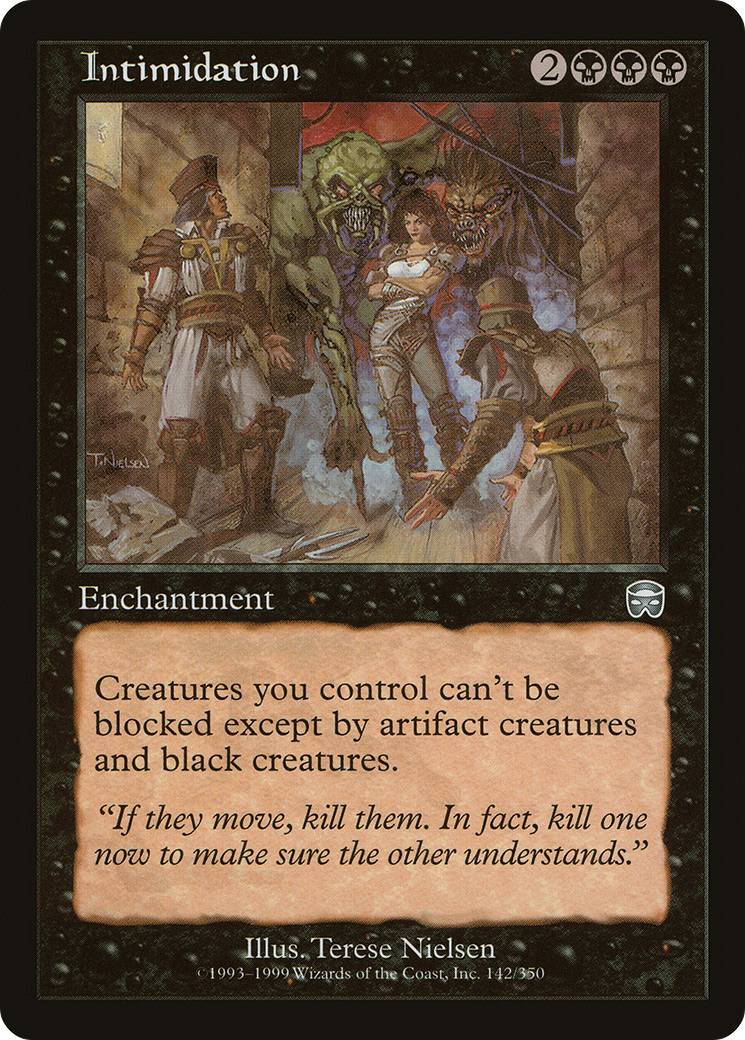 Intimidation (MMQ-142)  Foil - Mercadian Masques