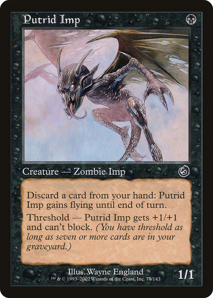 Putrid Imp (TOR-077)  Foil - Torment