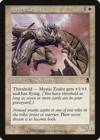 Mystic Zealot (ODY-036)  Foil - Odyssey