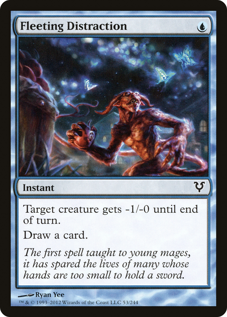 Fleeting Distraction (AVR-053)  Foil - Avacyn Restored