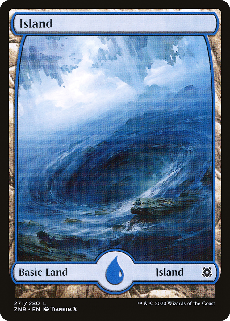 Island (271) - Full Art (ZNR-271)  - Zendikar Rising