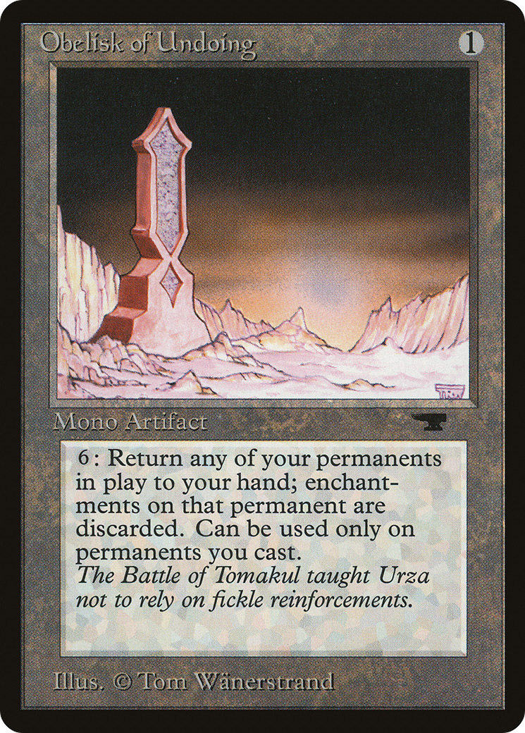 Obelisk of Undoing (ATQ-)  - Antiquities
