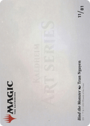 Bind the Monster Art Card (ASKHM-011) - Art Series: Kaldheim (Borderless)