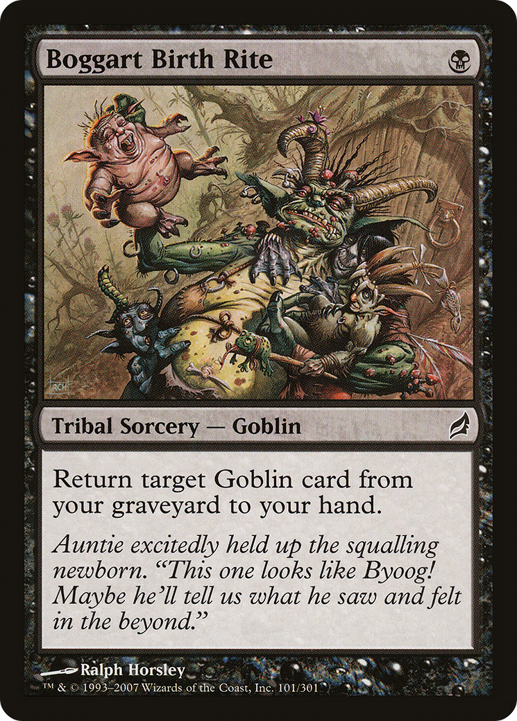 Boggart Birth Rite (LRW-101)  Foil - Lorwyn