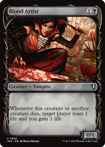 Blood Artist (Showcase) (INR-326)  Foil - Innistrad Remastered: (Showcase)