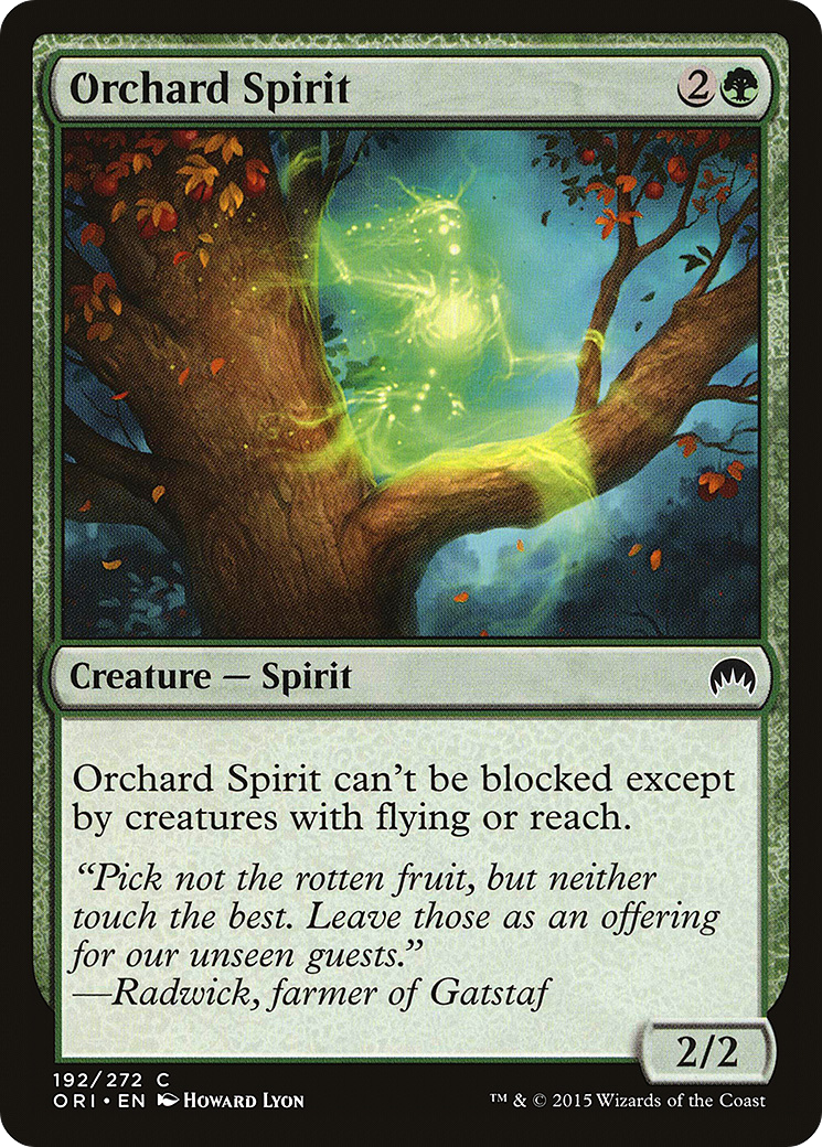 Orchard Spirit (ORI-192)  - Magic Origins