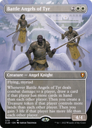 Battle Angels of Tyr (Borderless) (CLB-370)  Foil - Commander Legends: Battle for Baldur's Gate