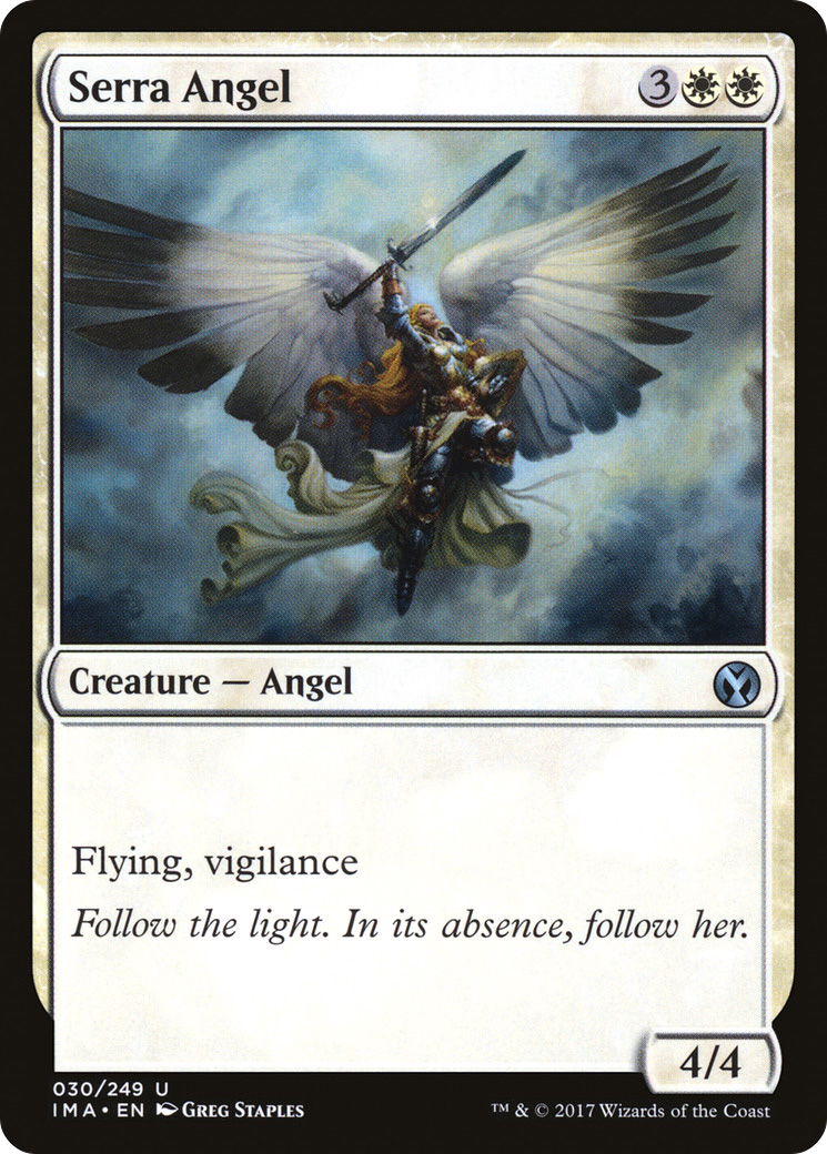 Serra Angel (IMA-030)  Foil - Iconic Masters