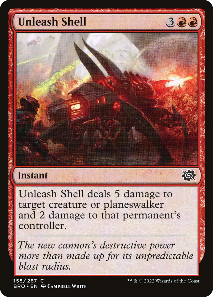 Unleash Shell (BRO-155)  Foil - The Brothers' War