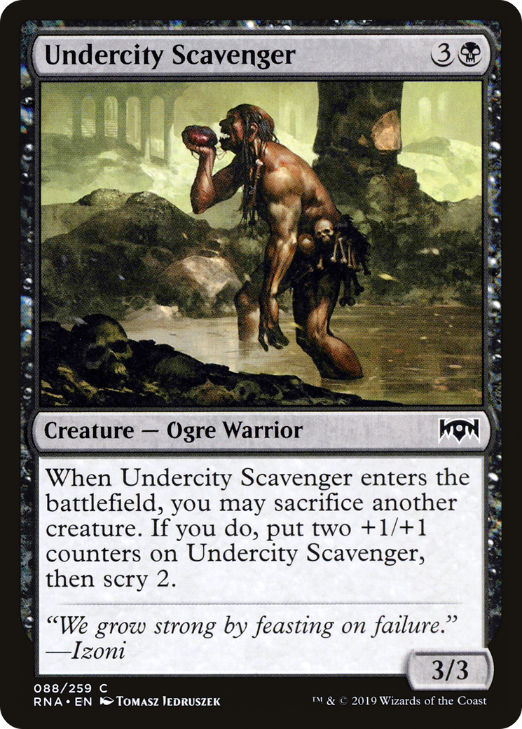 Undercity Scavenger (RNA-088)  Foil - Ravnica Allegiance