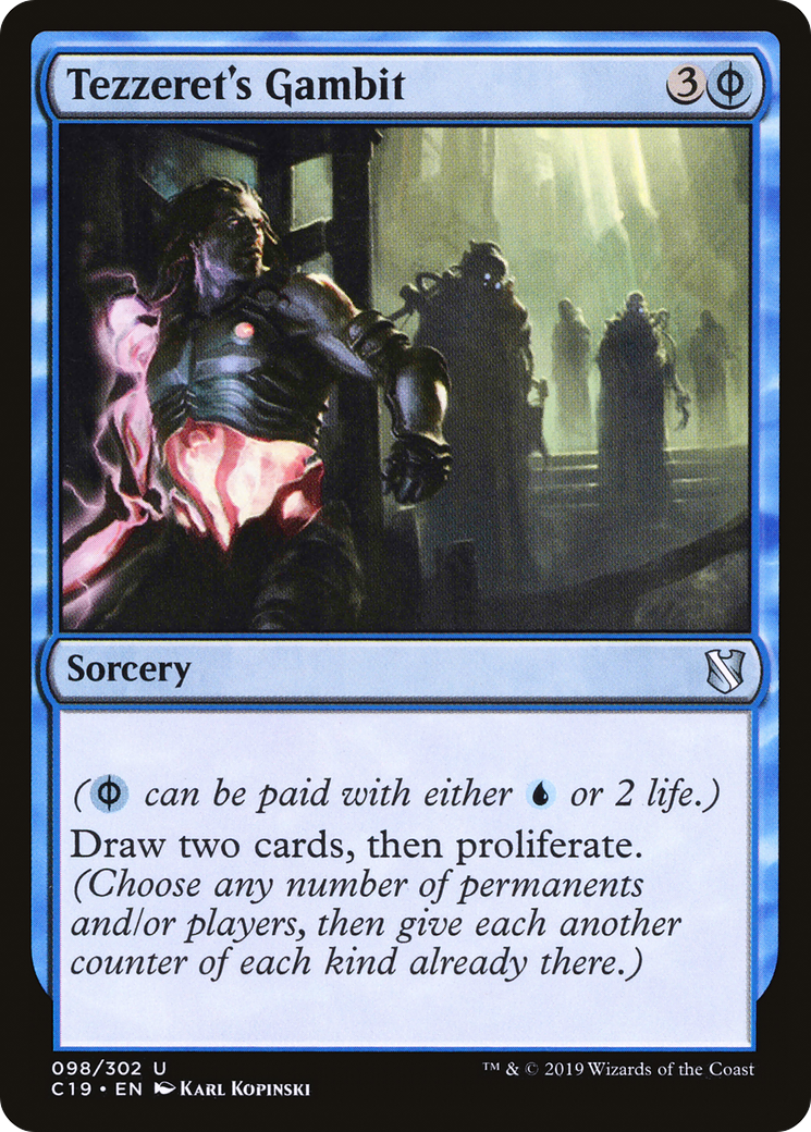 Tezzeret's Gambit (C19-098)  - Commander 2019