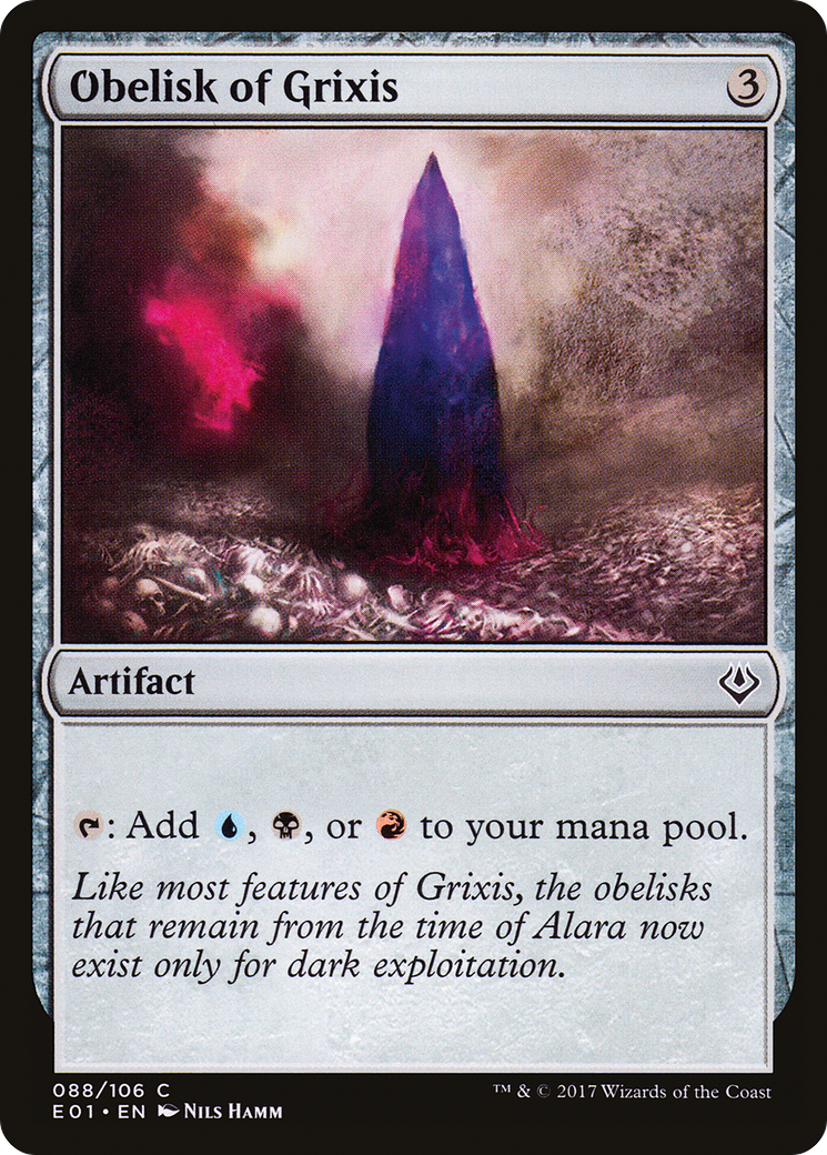 Obelisk of Grixis (AC2-088)  - Archenemy: Nicol Bolas