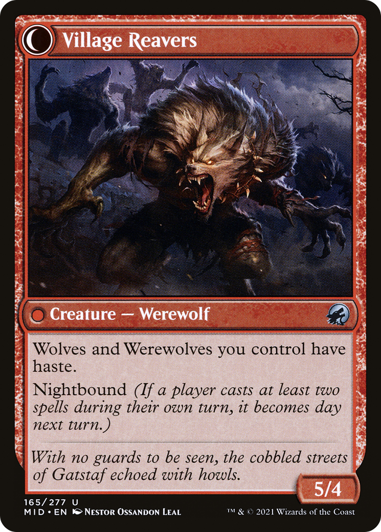 Village Watch (MID-165) - Innistrad: Midnight Hunt: (Double Faced Transform) Foil