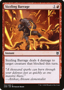 Sizzling Barrage (ZNR-162)  Foil - Zendikar Rising