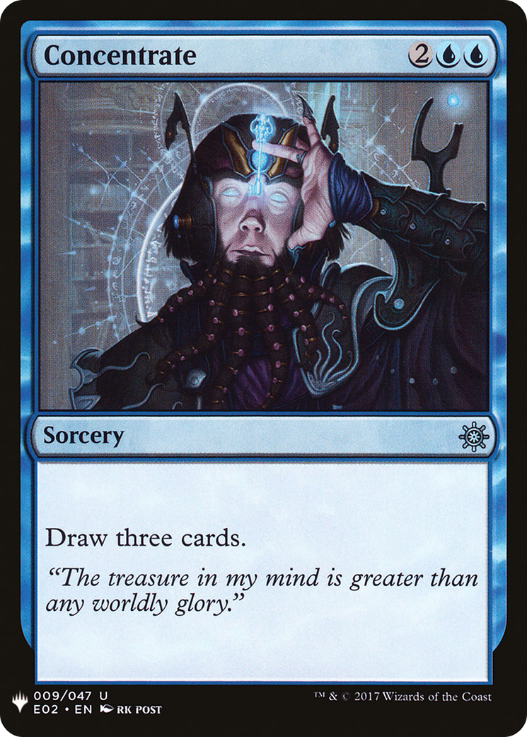 Concentrate (LIST-009)  - The List