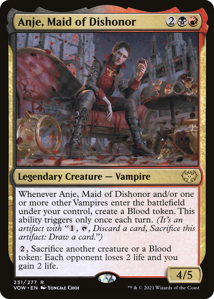 Anje, Maid of Dishonor (VOW-231)  - Innistrad: Crimson Vow