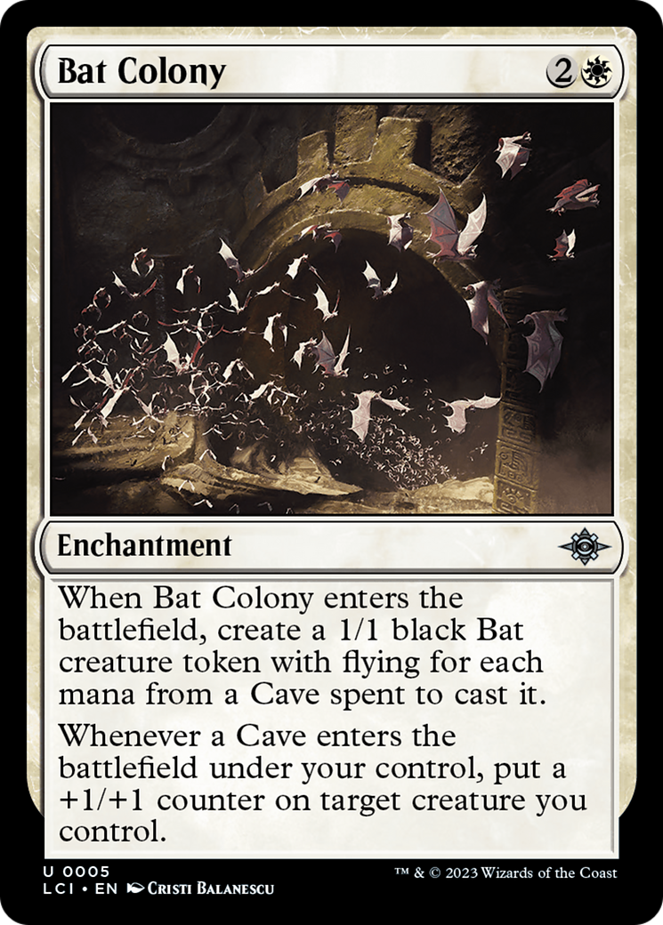 Bat Colony (LCI-005)  Foil - The Lost Caverns of Ixalan
