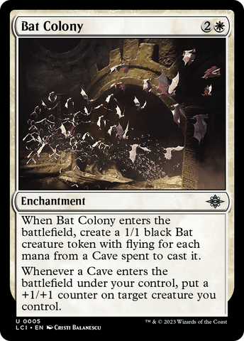 Bat Colony (LCI-005)  Foil - The Lost Caverns of Ixalan