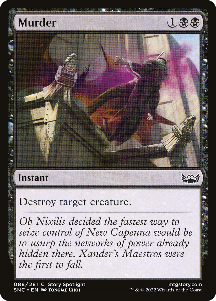 Murder (SNC-088)  Foil - Streets of New Capenna