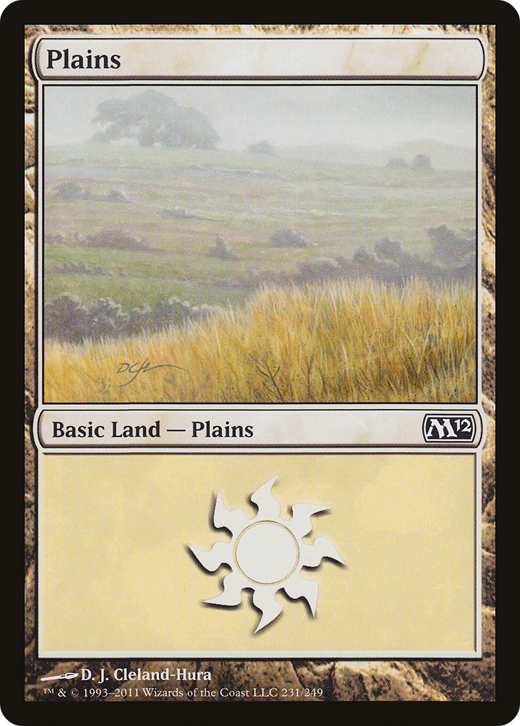 Plains (231) (M12-231)  Foil - Magic 2012