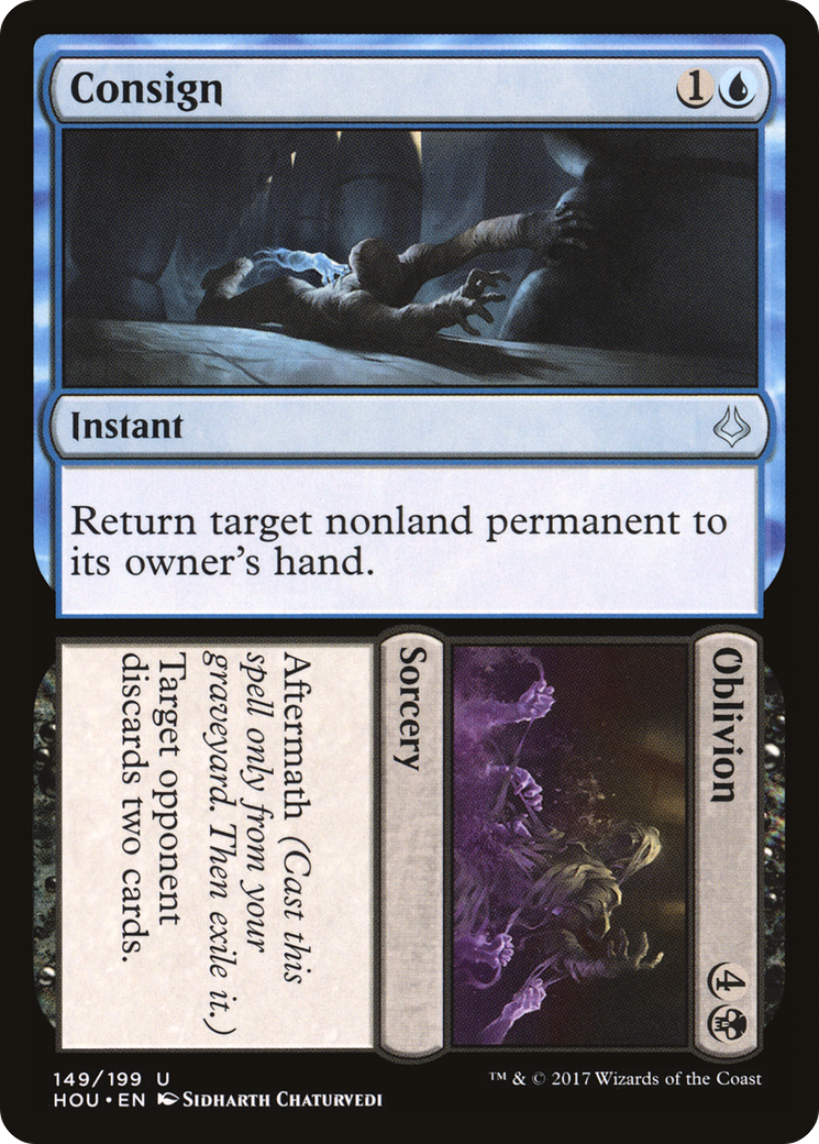 Consign // Oblivion (HOU-149)  Foil - Hour of Devastation
