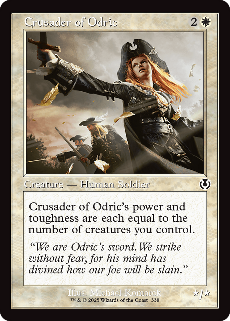 Crusader of Odric (Retro Frame) (INR-338)  Foil - Innistrad Remastered