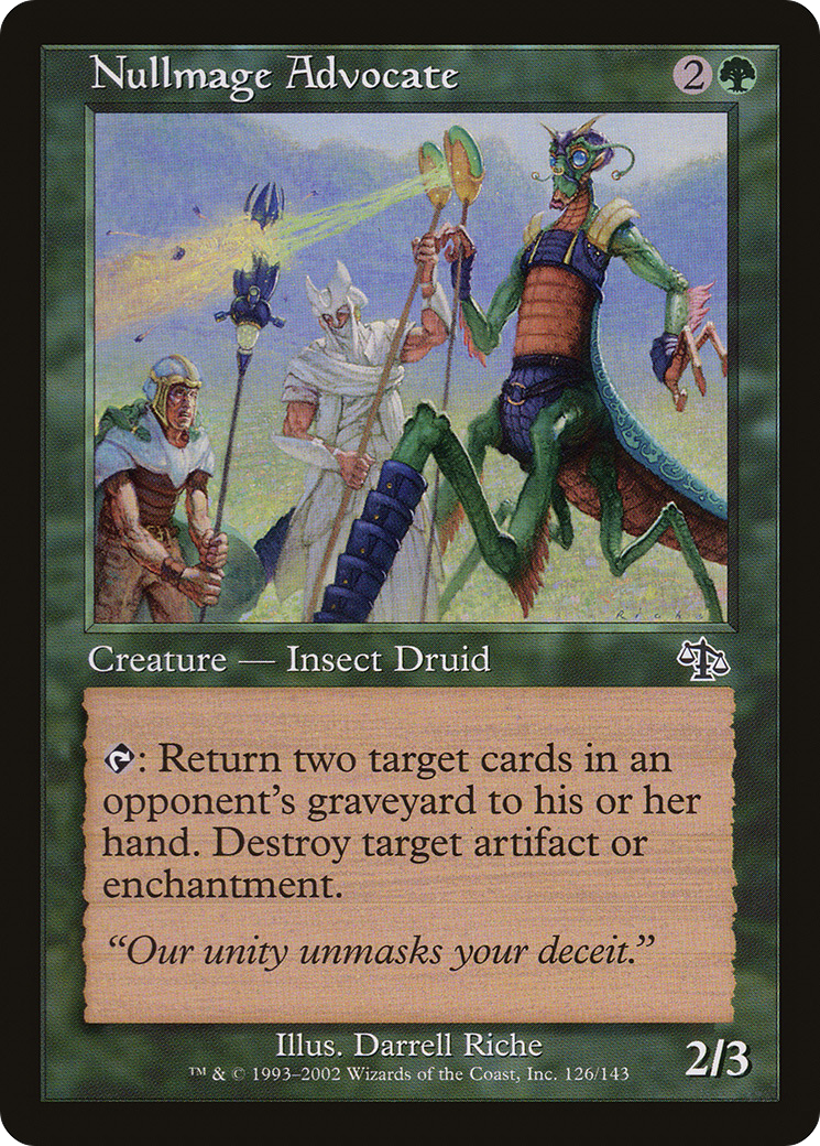Nullmage Advocate (JUD-126)  Foil - Judgment