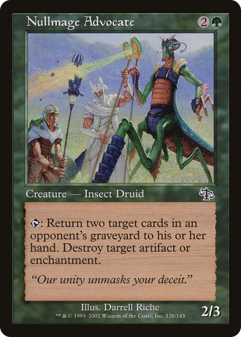 Nullmage Advocate (JUD-126)  Foil - Judgment