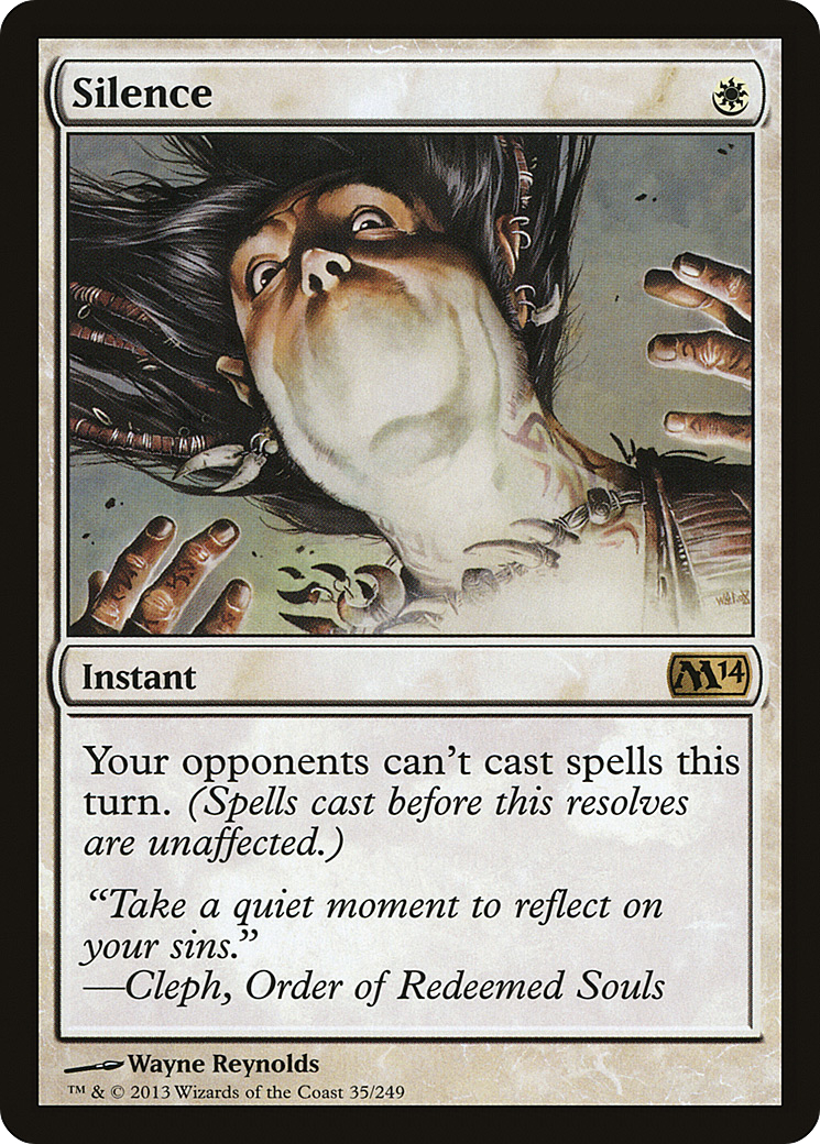 Silence (M14-035)  Foil - Magic 2014