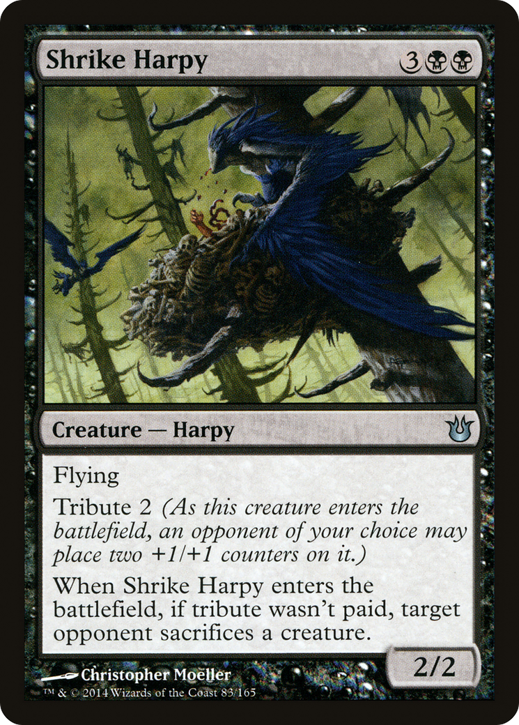 Shrike Harpy (BNG-083)  Foil - Born of the Gods