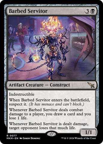 Barbed Servitor (MKM-077)  - Murders at Karlov Manor