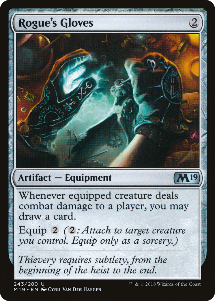 Rogue's Gloves (M19-243)  Foil - Core Set 2019