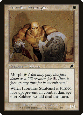 Frontline Strategist (SCG-015) - Scourge Foil