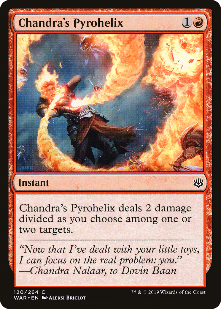 Chandra's Pyrohelix (WAR-120)  - War of the Spark