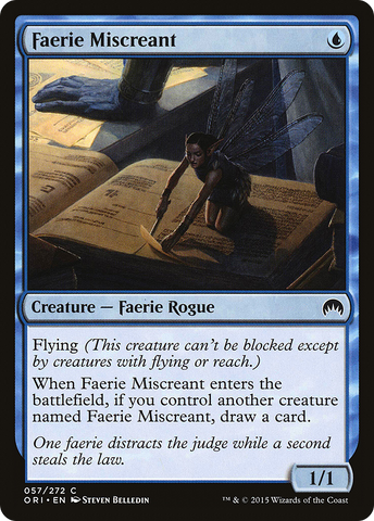 Faerie Miscreant (ORI-057)  Foil - Magic Origins