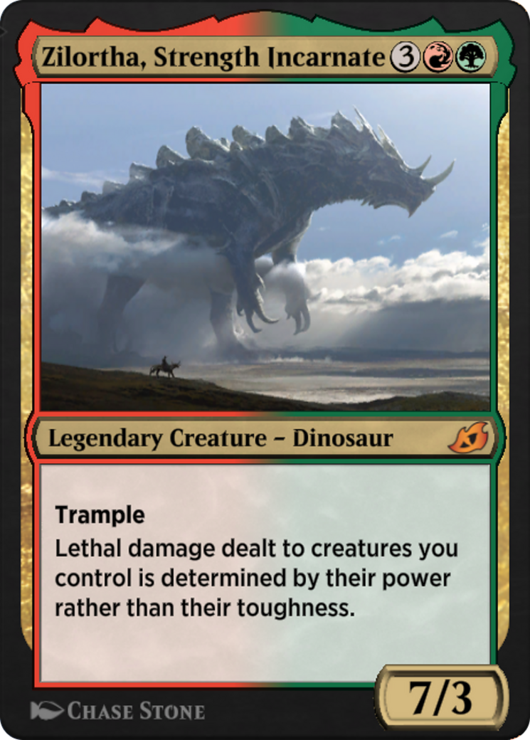 Zilortha, Strength Incarnate (IKO-275Y)  - Ikoria: Lair of Behemoths