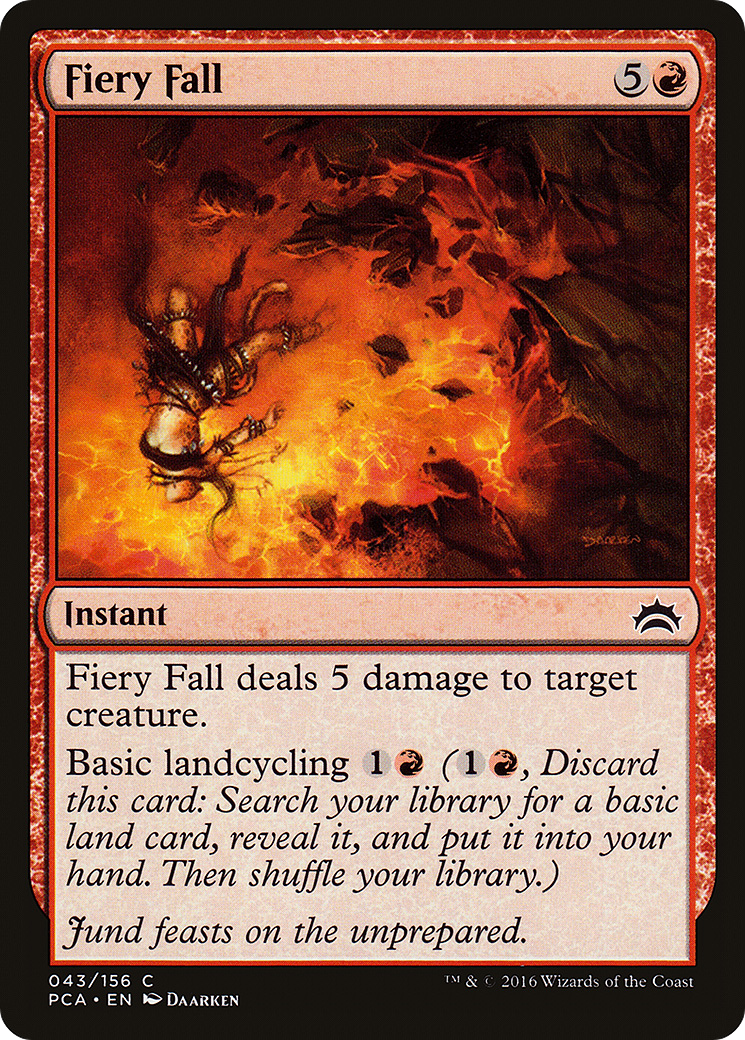 Fiery Fall (PCA-043)  - Planechase Anthology