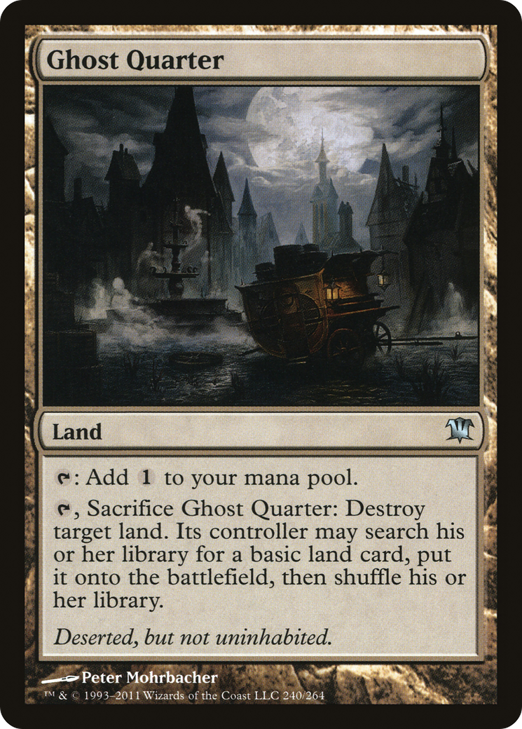 Ghost Quarter (ISD-240)  Foil - Innistrad