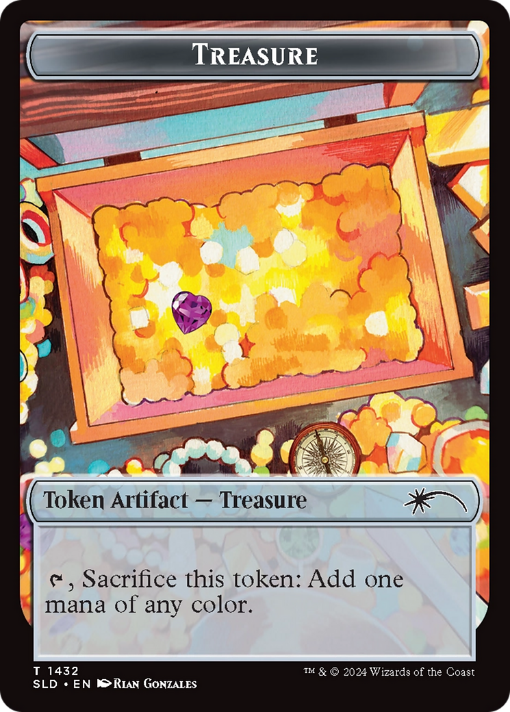Treasure Token (1432) (SLD-1432)  - Secret Lair Drop