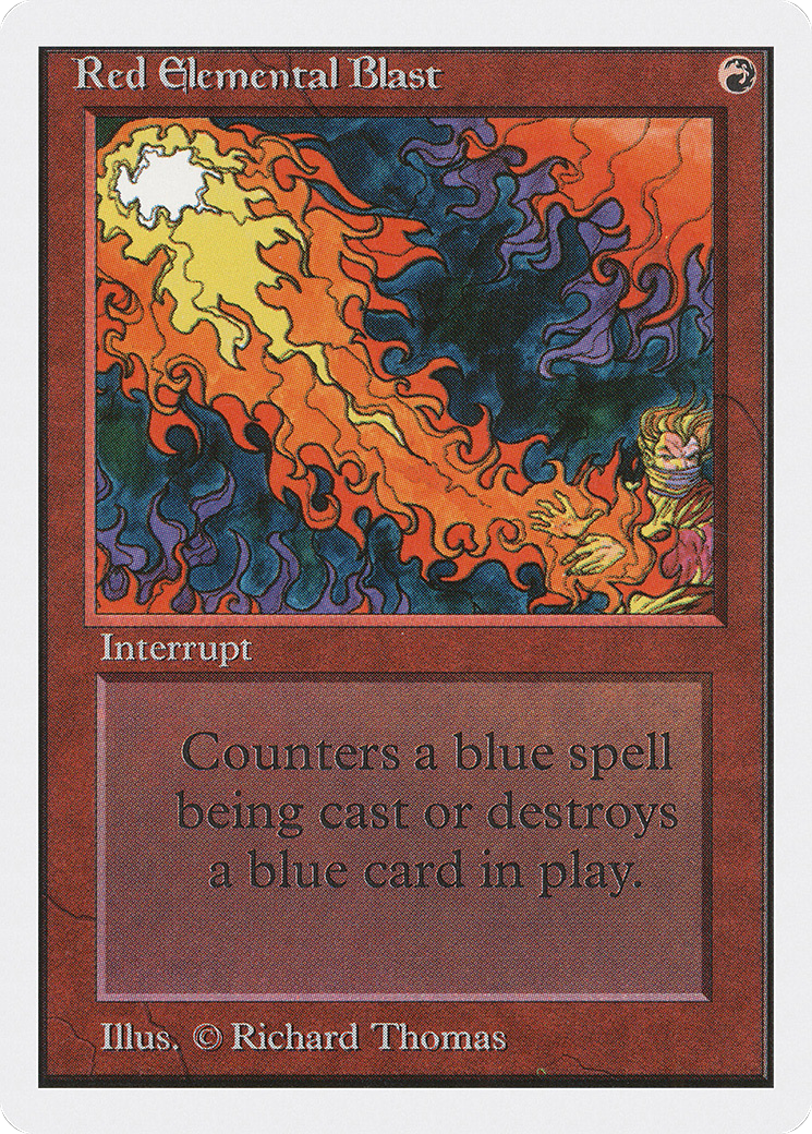 Red Elemental Blast (2ED-)  - Unlimited Edition