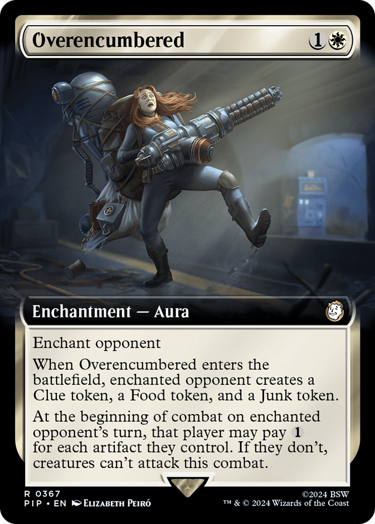 Overencumbered (Extended Art) (PIP-367)  - Fallout: (Extended Art)