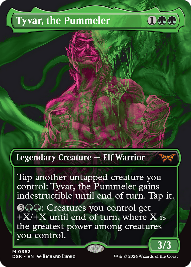 Tyvar, the Pummeler (Showcase) (DSK-353)  Foil - Duskmourn: House of Horror (Borderless)